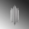 Chrome Wall Lamp, Metal Body, 22x50x11 cm, IP20