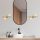 Opviq, 942FLG1282, Elegant Wall Lamp, Gold Metal Body, 40 x 12 x 26 cm | Glass Cap, IP20, 2 x G9 Socket (Bulb Not Included) | Modern Scandinavian Design for Glamorous Spaces