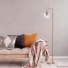 Opviq, 942FLG1337, Vintage Metal Floor Lamp, Copper, 27x27x146 cm | Modern Design, Stylish Home Lighting