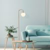 Vintage Metal Floor Lamp, Copper, 27x27x146 cm | Modern Design, E14 Socket, Stylish Home Lighting