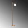 Vintage Metal Floor Lamp, Copper, 27x27x146 cm | Modern Design, E14 Socket, Stylish Home Lighting