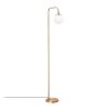 Vintage Metal Floor Lamp, Copper, 27x27x146 cm | Modern Design, E14 Socket, Stylish Home Lighting