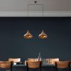 Modern Patina Chandelier, Adjustable Height, 95x26x141 cm
