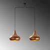 Modern Patina Chandelier, Adjustable Height, 95x26x141 cm