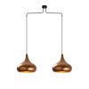 Modern Patina Chandelier, Adjustable Height, 95x26x141 cm