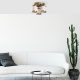 Vintage Glam Chandelier, Metal Body, 40 x 40 x 22 cm