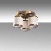 Vintage Glam Chandelier, Metal Body, 40 x 40 x 22 cm