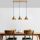 Vintage Copper Chandelier, Adjustable Height, 70x21x117 cm