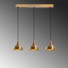 Vintage Copper Chandelier, Adjustable Height, 70x21x117 cm