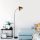 Modern Floor Lamp, Black & Antique, 162 cm | Metal Body, E27 Socket, Stylish Industrial Design