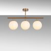 Elegant Vintage Chandelier, 60 x 15 cm, Copper Metal | Modern Glam Design, Ideal for Home Decor