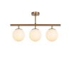 Elegant Vintage Chandelier, 60 x 15 cm, Copper Metal | Modern Glam Design, Ideal for Home Decor