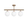 Elegant Vintage Chandelier, 60 x 15 cm, Copper Metal | Modern Glam Design, Ideal for Home Decor