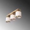 Vintage Glam Chandelier, Metal Body, 66 x 15 x 21 cm