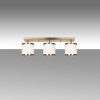 Vintage Glam Chandelier, Metal Body, 66 x 15 x 21 cm