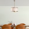 Vintage Glam Chandelier, Metal Body, 50x50x84 cm | 3x E27 Socket, Elegant Design for Modern Spaces