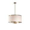 Vintage Glam Chandelier, Metal Body, 50x50x84 cm | 3x E27 Socket, Elegant Design for Modern Spaces