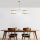 Vintage Metal Chandelier, Adjustable Height, 100x30 cm