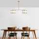 Vintage Metal Chandelier, Adjustable Height, 100x30 cm
