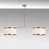 Vintage Metal Chandelier, Adjustable Height, 100x30 cm
