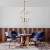 Glam Gold Chandelier, Metal Body, 50x71x123 cm | 4xE14, IP20