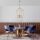 Glam Gold Chandelier, Metal Body, 50x71x123 cm | 4xE14, IP20