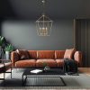 Glam Gold Chandelier, Metal Body, 50x71x123 cm | 4xE14, IP20