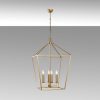 Glam Gold Chandelier, Metal Body, 50x71x123 cm | 4xE14, IP20