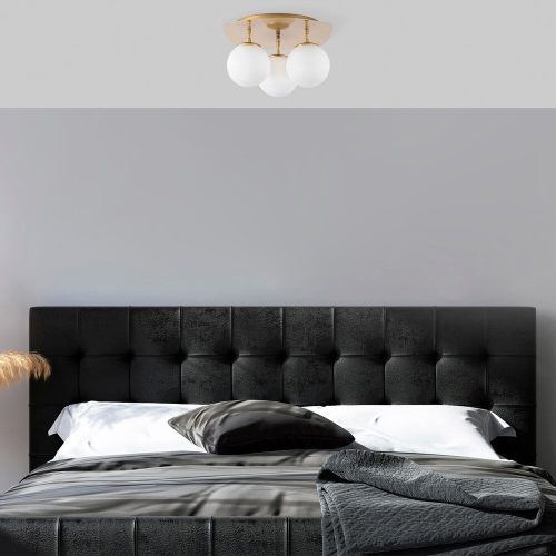 Modern Gold Chandelier, Metal Body, 37x44x25 cm | Elegant Design for Glam & Scandinavian Spaces