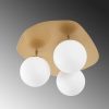 Modern Gold Chandelier, Metal Body, 37x44x25 cm | Elegant Design for Glam & Scandinavian Spaces