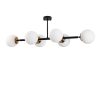 Modern Industrial Chandelier, Black & Antique, 110x40cm