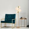 Modern Gold Floor Lamp, Metal & Glass, 162 cm | IP20, 4x E14