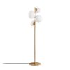 Modern Gold Floor Lamp, Metal & Glass, 162 cm | IP20, 4x E14