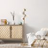 Modern Floor Lamp, Antique Metal & Glass, 162 cm | 4x E14, Stylish Scandinavian Design