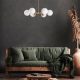 Vintage Copper Chandelier, Adjustable Height, 6 Lights