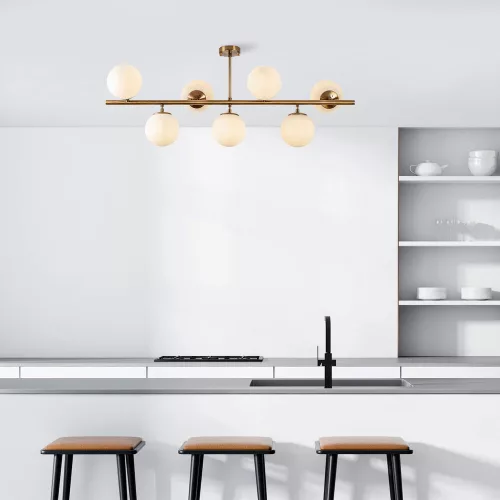 Opviq , 942FLG1220 , Fazli - 10536 , Vintage Style , Chandelier
