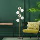 Opviq, 942FLG1512, Modern Floor Lamp, Vintage Metal & Glass, 35x22x163 cm