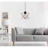 Opviq , 390FLH1585 , 205-P , Black Color , Chandelier , With E27 Socket