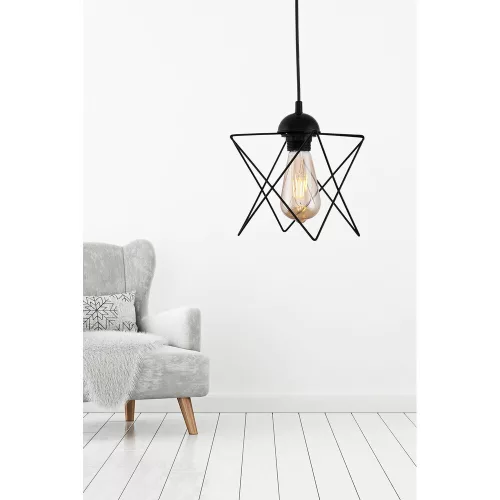 Opviq , 390FLH1585 , 205-P , Black Color , Chandelier , With E27 Socket