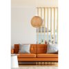 Handmade Jute Chandelier, Ecru & Brown | 55 cm Height | Bohemian & Scandinavian Design