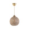 Handmade Jute Chandelier, Bohemian & Scandinavian Style, 55 cm