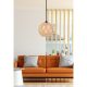 Handmade Jute Chandelier, Bohemian & Scandinavian Design, 55 cm