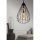 Industrial Black Metal Prism Chandelier, 65 cm Height