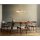 Scandinavian Daisy Chandelier, White, Adjustable Height