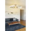 Scandinavian Daisy Chandelier, White, Adjustable Height