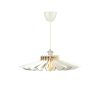 Scandinavian Daisy Chandelier, White, Adjustable Height