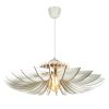 Scandinavian Daisy Chandelier, White, Adjustable Height