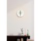 Elegant White Half Sphere Wall Lamp, MDF Body, E27