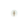 Elegant White Half Sphere Wall Lamp, MDF Body, E27