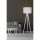 Scandinavian White Floor Lamp, 145 cm, MDF Body, CE Cert